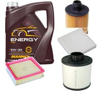 DENCKERMANN Controllo Set MANNOL Energy 5W-30 5L Per Suzuki SX4 1.9 DDIS 4X4