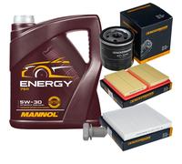 DENCKERMANN Controllo Set MANNOL Energy 5W-30 5L Per VW Golf VII 1.0 TSI