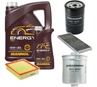 DENCKERMANN Controllo Set MANNOL Energy 5W-30 6L Per Audi A4 1.8 VW Passat