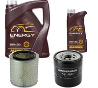 DENCKERMANN Controllo Set MANNOL Energy 5W-30 6L Per Opel Campo 3.1 TD 4x4