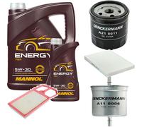DENCKERMANN Controllo Set MANNOL Energy 5W-30 6L Per Seat Leon 1.6 16V 1.4