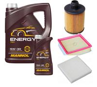 DENCKERMANN Controllo Set MANNOL Energy 5W-30 6L Per Suzuki SX4 1.9 DDIS 4X4