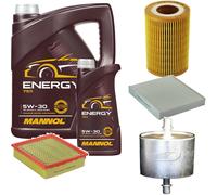 DENCKERMANN Controllo Set MANNOL Energy 5W-30 6L Per Volvo C70 II Cabriolet