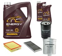 DENCKERMANN Controllo Set MANNOL Energy 5W-30 7L Per Audi A4 1.8 VW Passat