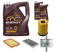 DENCKERMANN Controllo Set MANNOL Energy 5W-30 7L Per Opel Corsa C 1.2 1.0