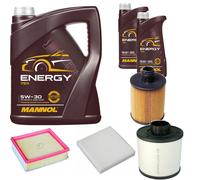 DENCKERMANN Controllo Set MANNOL Energy 5W-30 7L Per Suzuki SX4 1.9 DDIS 4X4