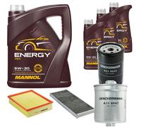 DENCKERMANN Controllo Set MANNOL Energy 5W-30 8L Per Audi A4 1.8 VW Passat