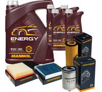 DENCKERMANN Controllo Set MANNOL Energy 5W-30 9L Per Volvo XC90 I D5 AWD