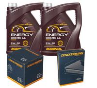 Denckermann Controllo Set Mannol Energy Combi LL 5W-30 10L Per Hyundai IX55
