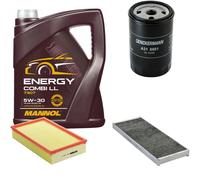Denckermann Controllo Set Mannol Energy Combi LL 5W-30 5L Per Audi 80 2.0 E