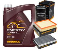 Denckermann Controllo Set Mannol Energy Combi LL 5W-30 5L Per Audi A6 1.8 T