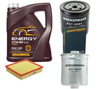 DENCKERMANN Controllo Set MANNOL Energy Combi LL 5W-30 5L Per Audi A8 2.8