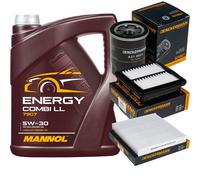 DENCKERMANN Controllo Set MANNOL Energy Combi LL 5W-30 5L Per Honda Civic X