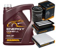 DENCKERMANN Controllo Set MANNOL Energy Combi LL 5W-30 5L Per Honda Civic X