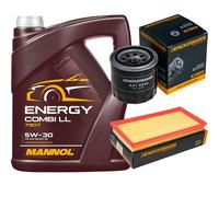 Denckermann Controllo Set Mannol Energy Combi LL 5W-30 5L Per Kia Carens II