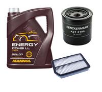 DENCKERMANN Controllo Set MANNOL Energy Combi LL 5W-30 5L Per KIA Cerato 1.6