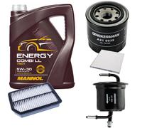 DENCKERMANN Controllo Set MANNOL Energy Combi LL 5W-30 5L Per KIA Cerato 1.6