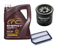 DENCKERMANN Controllo Set MANNOL Energy Combi LL 5W-30 5L Per KIA Cerato 1.6