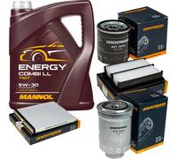 DENCKERMANN Controllo Set MANNOL Energy Combi LL 5W-30 5L Per Mazda 3 1.5 D