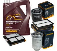 DENCKERMANN Controllo Set MANNOL Energy Combi LL 5W-30 5L Per Mazda 5 2.0 CD