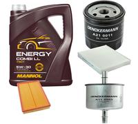 Denckermann Controllo Set Mannol Energy Combi LL 5W-30 5L Per VW Fox 1.4