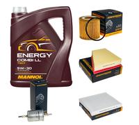 Denckermann Controllo Set Mannol Energy Combi LL 5W-30 5L Per VW Polo 1.2 Fox
