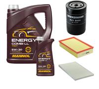 DENCKERMANN Controllo Set MANNOL Energy Combi LL 5W-30 6L Per Audi A6 1.9 TDI