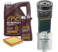 DENCKERMANN Controllo Set MANNOL Energy Combi LL 5W-30 6L Per Audi A8 2.8