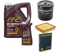 DENCKERMANN Controllo Set MANNOL Energy Combi LL 5W-30 6L Per Audi A8 2.8