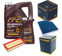 Denckermann Controllo Set Mannol Energy Combi LL 5W-30 6L Per Audi Q5 2.0 TDI