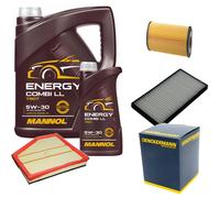 DENCKERMANN Controllo Set MANNOL Energy Combi LL 5W-30 6L Per BMW 5 Serie 520d