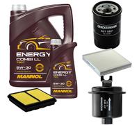 DENCKERMANN Controllo Set MANNOL Energy Combi LL 5W-30 6L Per Honda Civic VI