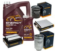DENCKERMANN Controllo Set MANNOL Energy Combi LL 5W-30 6L Per Mazda 3 1.5 D