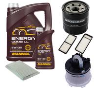 DENCKERMANN Controllo Set MANNOL Energy Combi LL 5W-30 6L Per Mazda 3 1.6 1.4