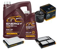 DENCKERMANN Controllo Set MANNOL Energy Combi LL 5W-30 6L Per Mazda 3 1.6 1.4
