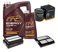 Denckermann Controllo Set Mannol Energy Combi LL 5W-30 6L Per Mazda 5 2.0