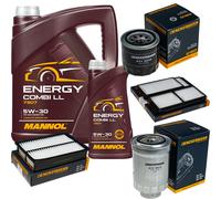 DENCKERMANN Controllo Set MANNOL Energy Combi LL 5W-30 6L Per Mazda 5 2.0 CD