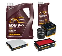 Denckermann Controllo Set Mannol Energy Combi LL 5W-30 6L Per Nissan Primera
