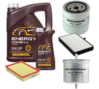 Denckermann Controllo Set Mannol Energy Combi LL 5W-30 6L Per Volvo V90 Kombi