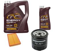 DENCKERMANN Controllo Set MANNOL Energy Combi LL 5W-30 6L Per VW Fox 1.4