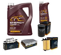DENCKERMANN Controllo Set MANNOL Energy Combi LL 5W-30 6L Per VW Golf VI 1.6