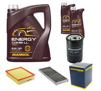 DENCKERMANN Controllo Set MANNOL Energy Combi LL 5W-30 7L Per Audi A4 1.6 1.8