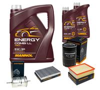 Denckermann Controllo Set Mannol Energy Combi LL 5W-30 7L Per Audi A4 2.0 1.6