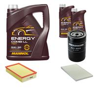 Denckermann Controllo Set Mannol Energy Combi LL 5W-30 7L Per Audi A6 1.9 TDI