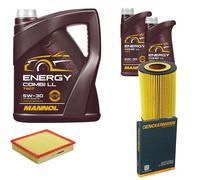 DENCKERMANN Controllo Set MANNOL Energy Combi LL 5W-30 7L Per Audi A8 2.5 TDI