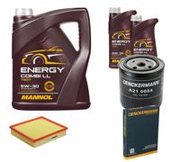 Denckermann Controllo Set Mannol Energy Combi LL 5W-30 7L Per Audi A8 2.8