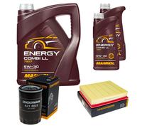 Denckermann Controllo Set Mannol Energy Combi LL 5W-30 7L Per Audi A8 2.8