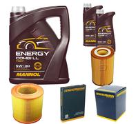 Denckermann Controllo Set Mannol Energy Combi LL 5W-30 7L Per Audi A8 3.2 FSI