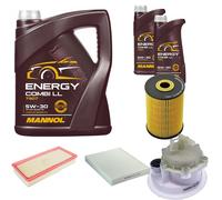 DENCKERMANN Controllo Set MANNOL Energy Combi LL 5W-30 7L Per Audi Q7 3.6 FSI