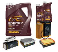 Denckermann Controllo Set Mannol Energy Combi LL 5W-30 7L Per Audi TT 2.0 TTS